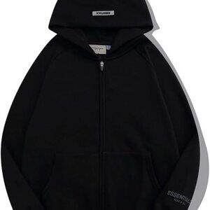 Essentials Style Zip-Up Hoodie | Neutral Colors | S–XL